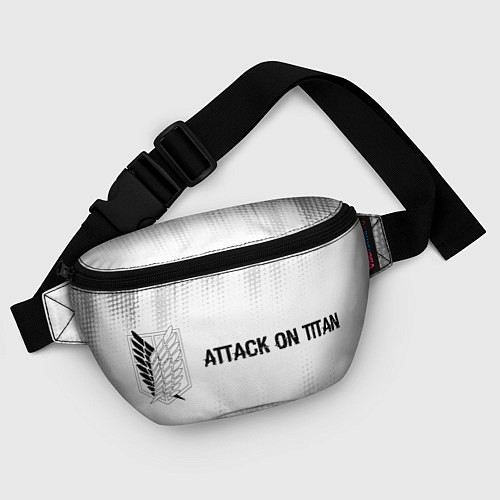 Поясная сумка Attack on Titan glitch на светлом фоне: надпись и / 3D-принт – фото 4
