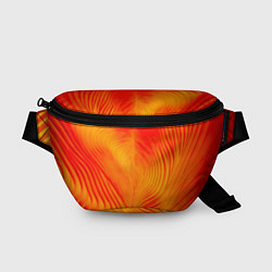 Поясная сумка Фантазия в красном и желтом, цвет: 3D-принт