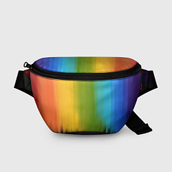 Поясная сумка Летняя радуга, цвет: 3D-принт