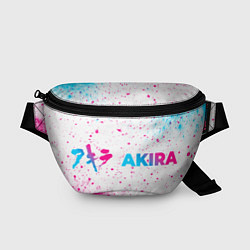 Поясная сумка Akira neon gradient style: надпись и символ