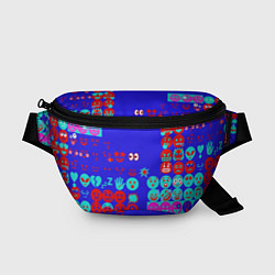 Поясная сумка Смайлы из чата, цвет: 3D-принт