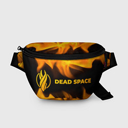 Поясная сумка Dead Space - gold gradient: надпись и символ