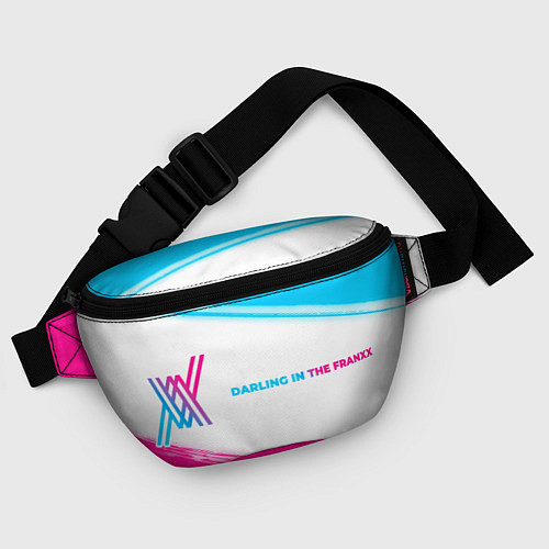 Поясная сумка Darling in the FranXX neon gradient style: надпись / 3D-принт – фото 4