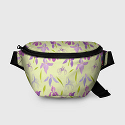 Поясная сумка Фиолетовые лилии