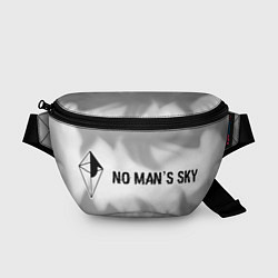 Поясная сумка No Mans Sky glitch на светлом фоне: надпись и симв, цвет: 3D-принт
