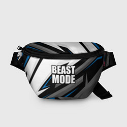 Поясная сумка Beast mode - blue sport, цвет: 3D-принт