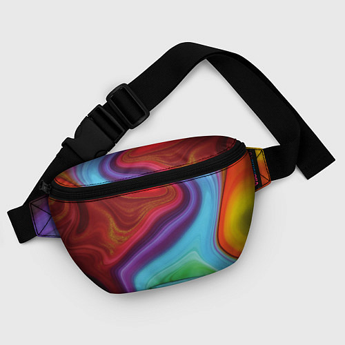 Поясная сумка Magic waves / 3D-принт – фото 4