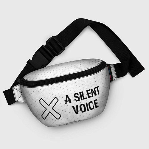 Поясная сумка A Silent Voice glitch на светлом фоне: надпись и с / 3D-принт – фото 4
