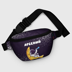 Поясная сумка Арсений космонавт отдыхает на Луне, цвет: 3D-принт — фото 2