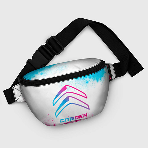 Поясная сумка Citroen neon gradient style / 3D-принт – фото 4