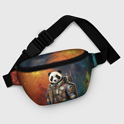 Поясная сумка Панда-космонавт - стимпанк, цвет: 3D-принт — фото 2
