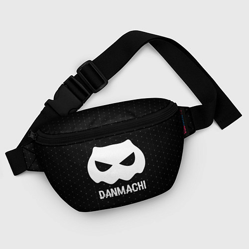 Поясная сумка DanMachi glitch на темном фоне / 3D-принт – фото 4