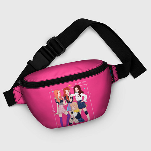 Поясная сумка Blackpink anime poster / 3D-принт – фото 4