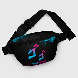 Поясная сумка JoJo Bizarre Adventure - neon gradient, цвет: 3D-принт — фото 2