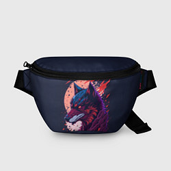 Поясная сумка Нейросетевой волк, цвет: 3D-принт