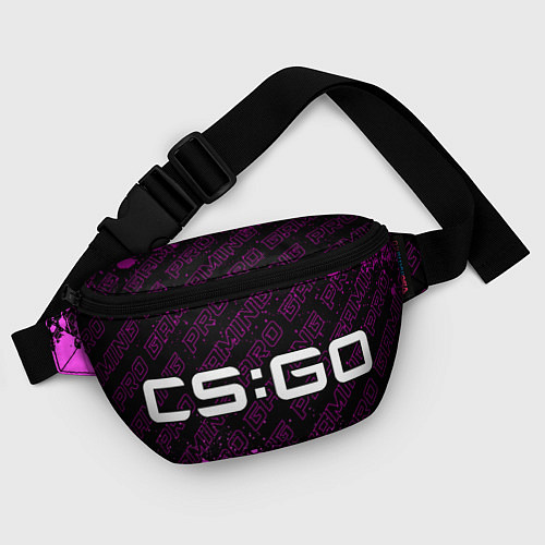 Поясная сумка Counter Strike pro gaming: надпись и символ / 3D-принт – фото 4