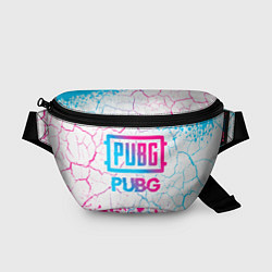Поясная сумка PUBG neon gradient style, цвет: 3D-принт