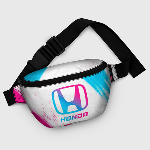 Поясная сумка Honda neon gradient style / 3D-принт – фото 4