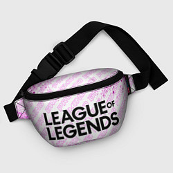 Поясная сумка League of Legends pro gaming: надпись и символ, цвет: 3D-принт — фото 2