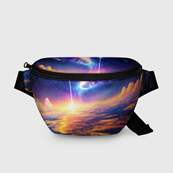 Поясная сумка Космическая вселенная, цвет: 3D-принт