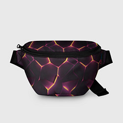 Поясная сумка Пурпурные неоновые плиты