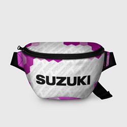 Поясная сумка Suzuki pro racing: надпись и символ, цвет: 3D-принт