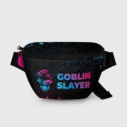 Поясная сумка Goblin Slayer - neon gradient: надпись и символ