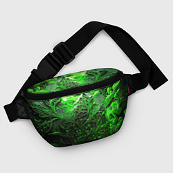 Поясная сумка Зеленая кислота, цвет: 3D-принт — фото 2