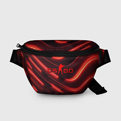 Поясная сумка CS GO red neon