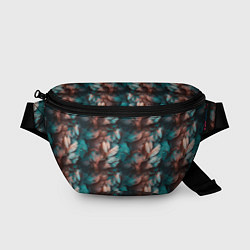 Поясная сумка Гавайский стиль листья, цвет: 3D-принт