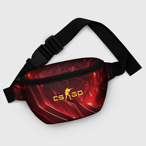Поясная сумка CS GO fire logo / 3D-принт – фото 4