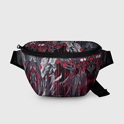 Поясная сумка Красная демоническая кибер броня, цвет: 3D-принт