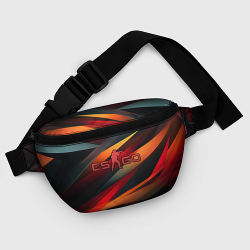 Поясная сумка CS GO abstract logo / 3D-принт – фото 4