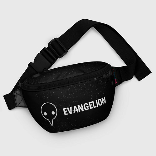 Поясная сумка Evangelion glitch на темном фоне: надпись и символ / 3D-принт – фото 4