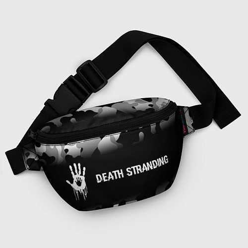 Поясная сумка Death Stranding glitch на темном фоне: надпись и с / 3D-принт – фото 4