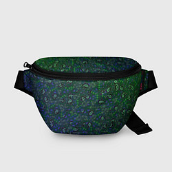 Поясная сумка Изумрудный космос, цвет: 3D-принт