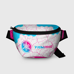 Поясная сумка Yamaha neon gradient style: надпись и символ, цвет: 3D-принт