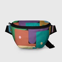 Поясная сумка Современный авангард, цвет: 3D-принт