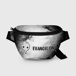 Поясная сумка Evangelion glitch на светлом фоне: надпись и симво, цвет: 3D-принт