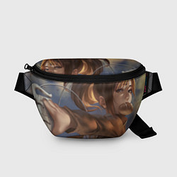 Поясная сумка Атака Титанов Саша Браус, цвет: 3D-принт