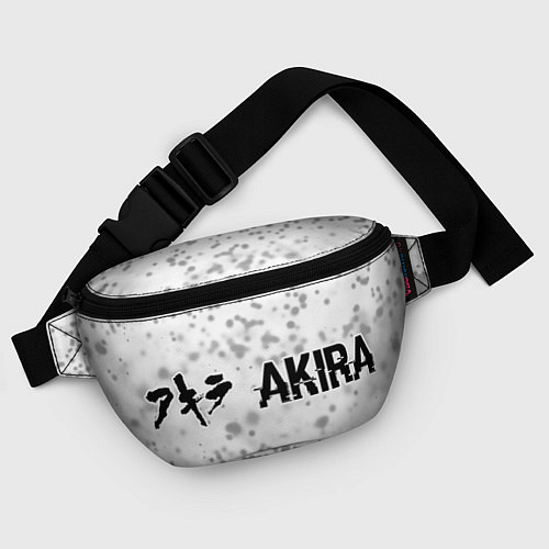 Поясная сумка Akira glitch на светлом фоне: надпись и символ / 3D-принт – фото 4