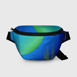 Поясная сумка Яркий синий круг, цвет: 3D-принт