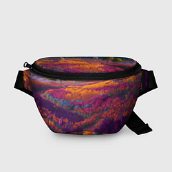 Поясная сумка Цветочный луг, цвет: 3D-принт