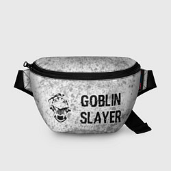 Поясная сумка Goblin Slayer glitch на светлом фоне: надпись и си