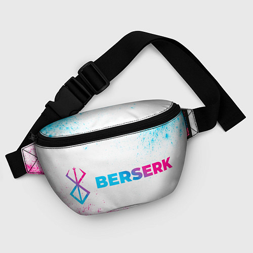 Поясная сумка Berserk neon gradient style: надпись и символ / 3D-принт – фото 4