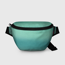 Поясная сумка Бирюзовый фон градиент, цвет: 3D-принт