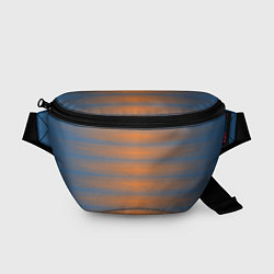 Поясная сумка Полосатый закат градиент, цвет: 3D-принт