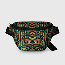 Поясная сумка Абстрактный красочный паттерн - мода, цвет: 3D-принт