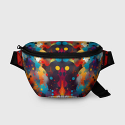 Поясная сумка Mirrow colorful blots - abstraction - vogue, цвет: 3D-принт
