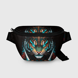 Поясная сумка Тигр самурай, цвет: 3D-принт